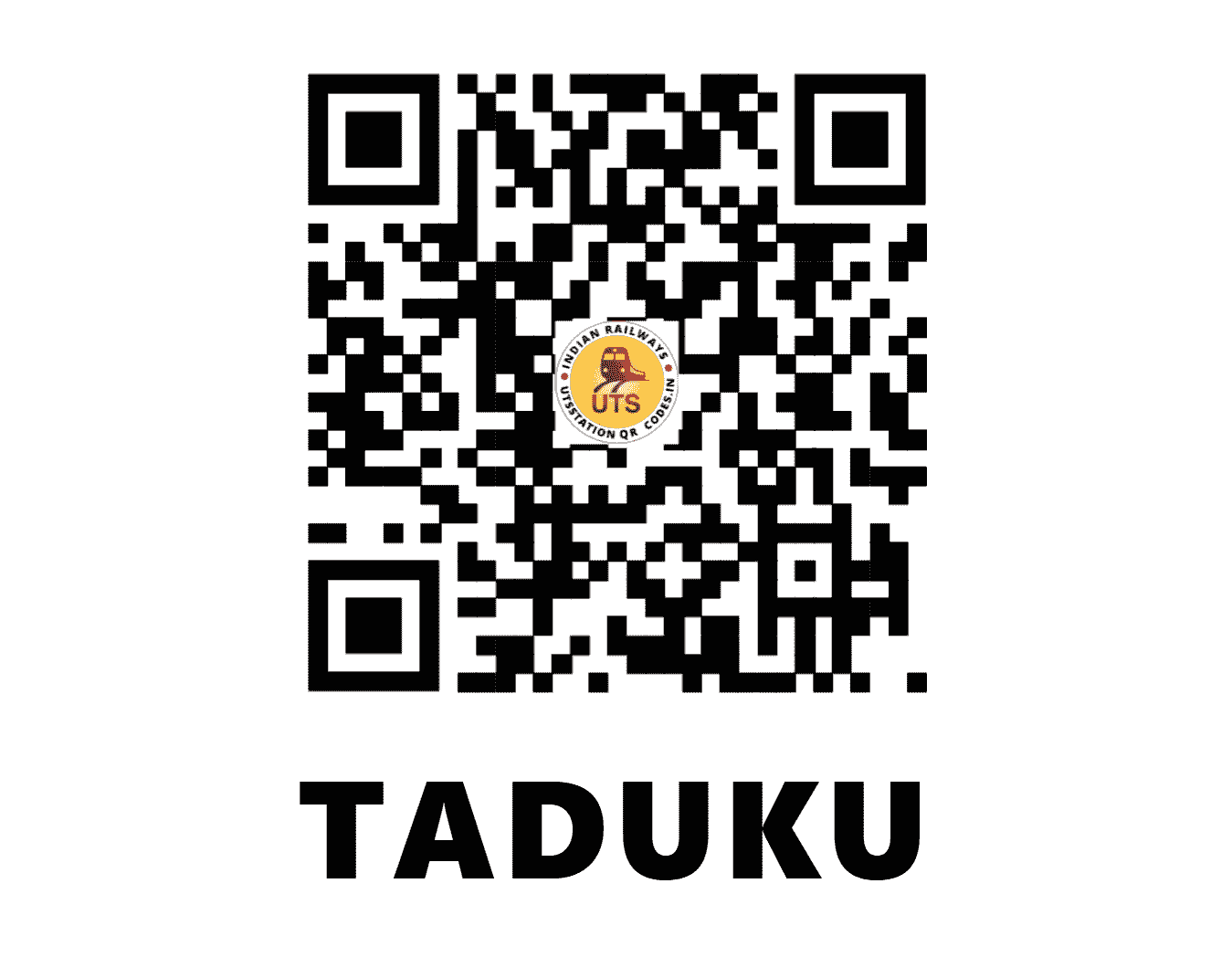 UTS QR Code for TADUKU - TDK - SR (ANDHRA PRADESH)